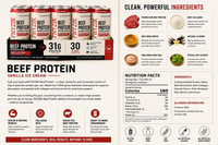 Schinoussa Beef Protein Drink – Vanilla Ice Cream (30 x 355ml) – Canadian Owned, Grass Fed, 31g Protein Per Can image 3