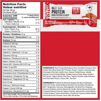 Schinoussa Beef Protein Bar – Chocolate Peanut Butter Flavour | 30g Grass-Fed Beef Protein, 2.5g BCAA, 5g Glutamine, 3g Sugar, 10g Fiber | High Protein Low Sugar Keto-Friendly Energy Snack (12 BARS) (Chocolate Peanut Butter) image 3